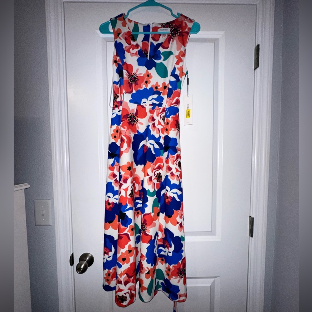 Calvin Klein floral dress